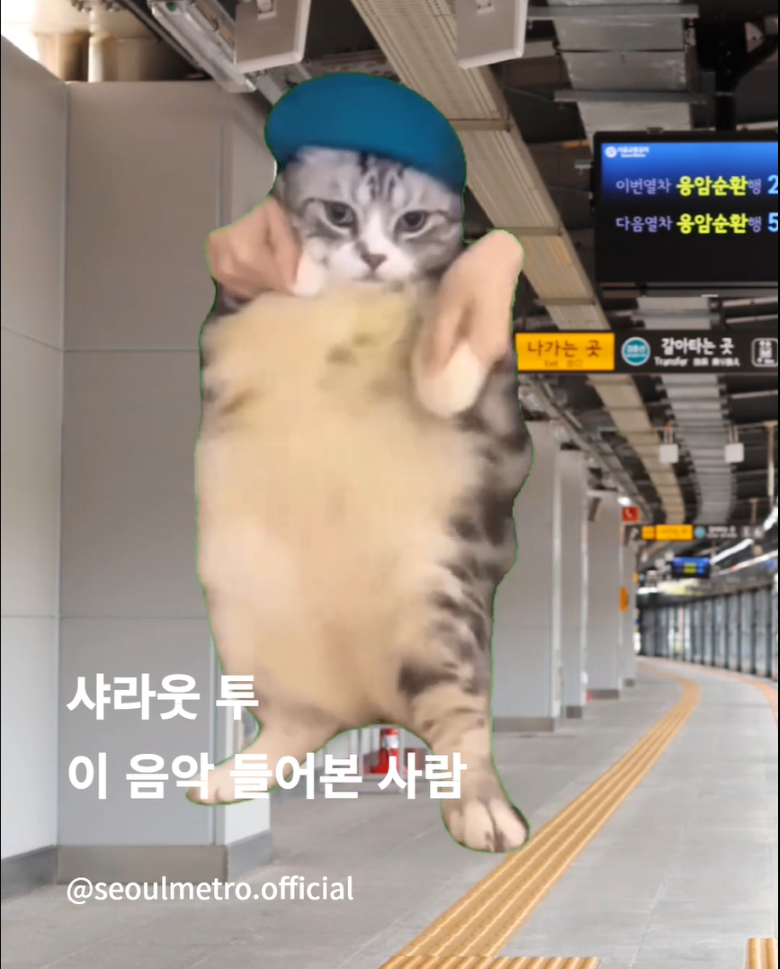 서울 지하철 음악 댄스 챌린지