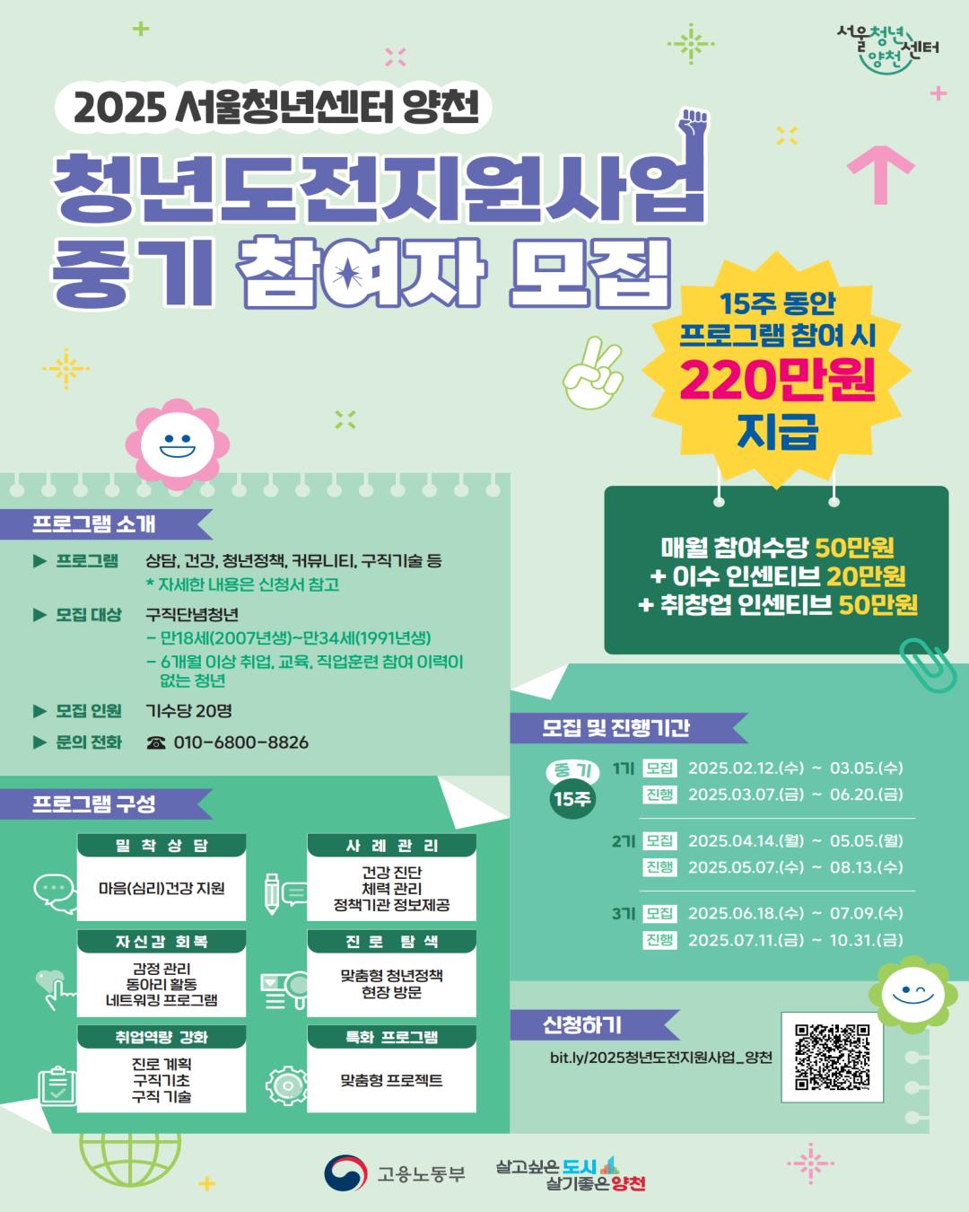 [서울청년센터 양천] 2025 청년도전지원사업 중기3기 모집