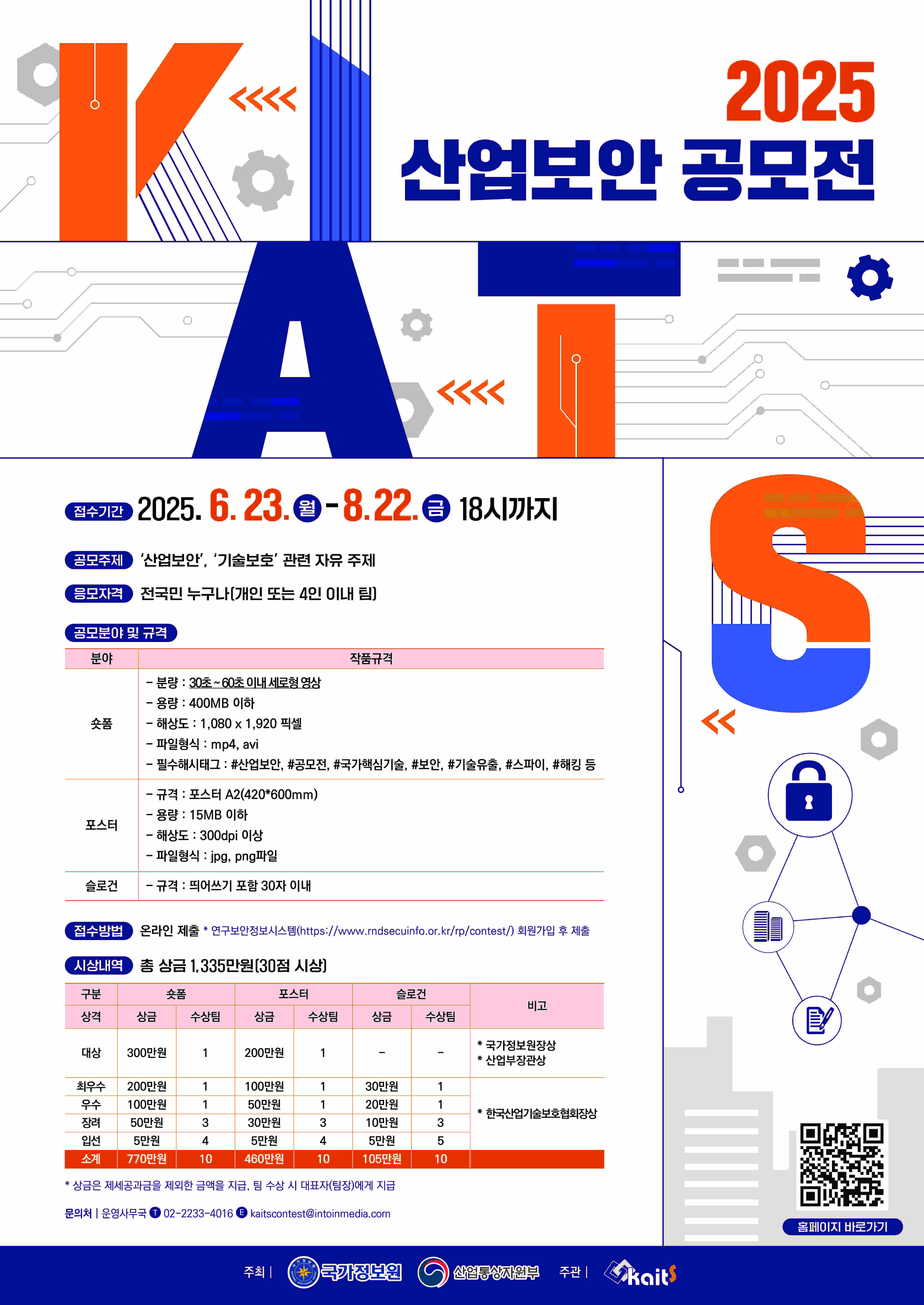 2025년 산업보안 공모전